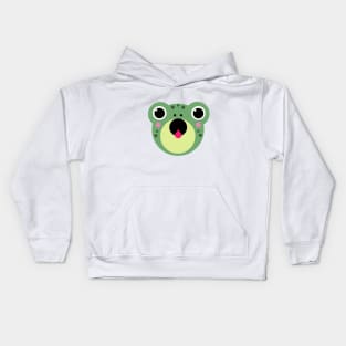 Cute Frog Cartoon Kawaii Kids Hoodie